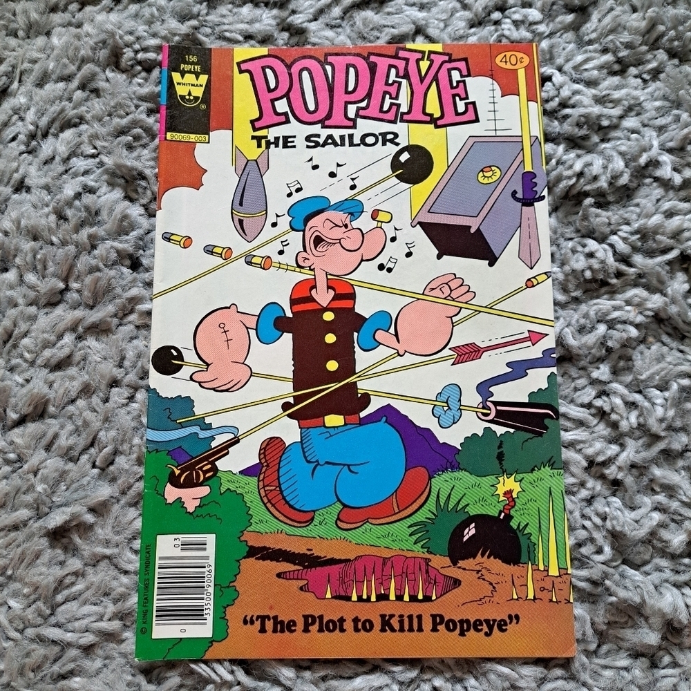 Popeye The Sailor vintage Comic Book